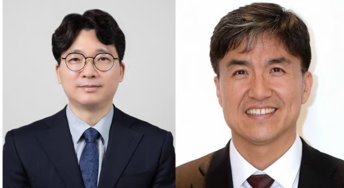 (왼쪽부터)신동관 국립암센터 생물정보연구과 교수와 조광현 한국과학기술원(KAIST) 바이오및뇌공학과 교수. /국립암센터<br>